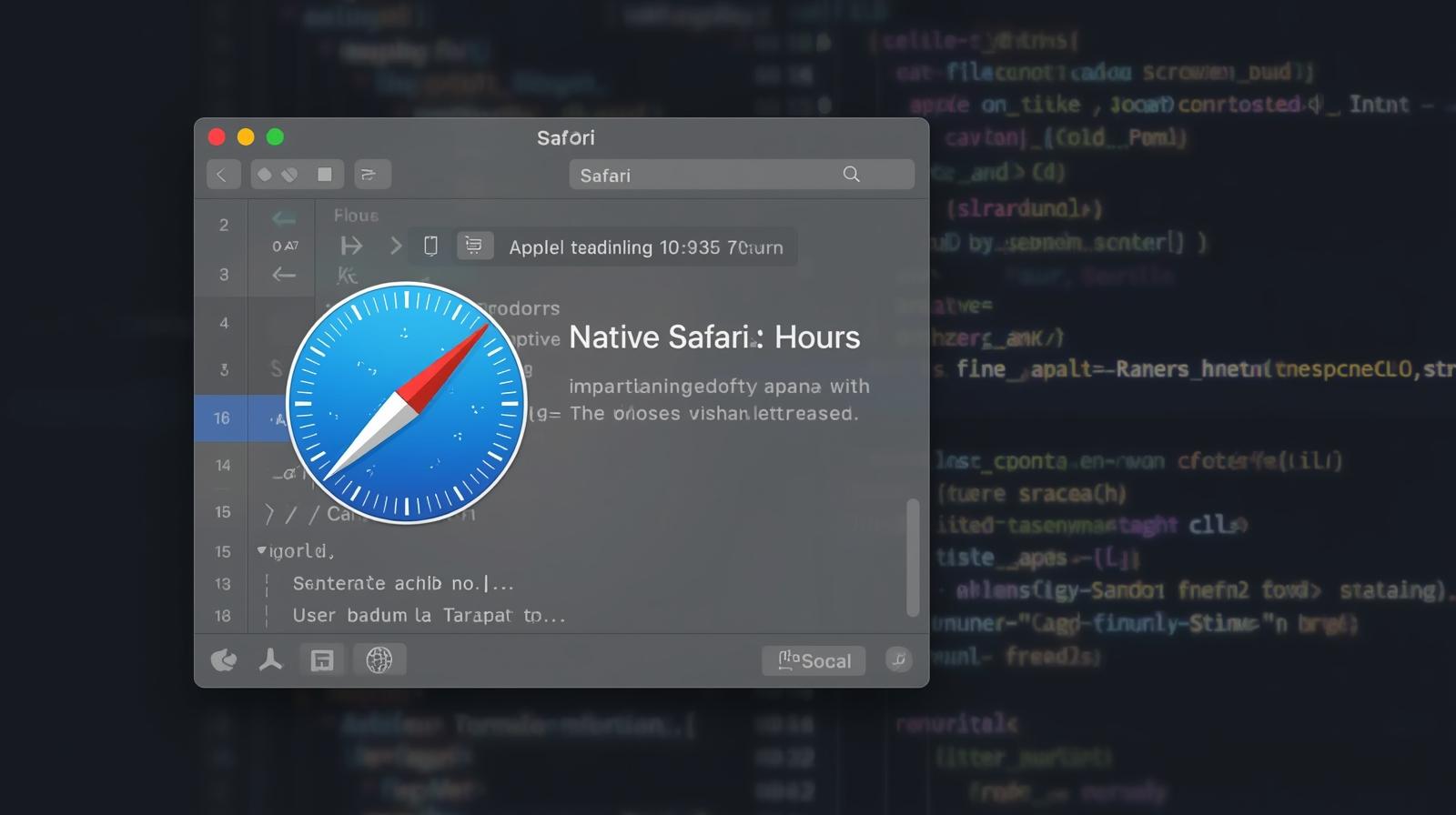 Safari Browser Extension Development